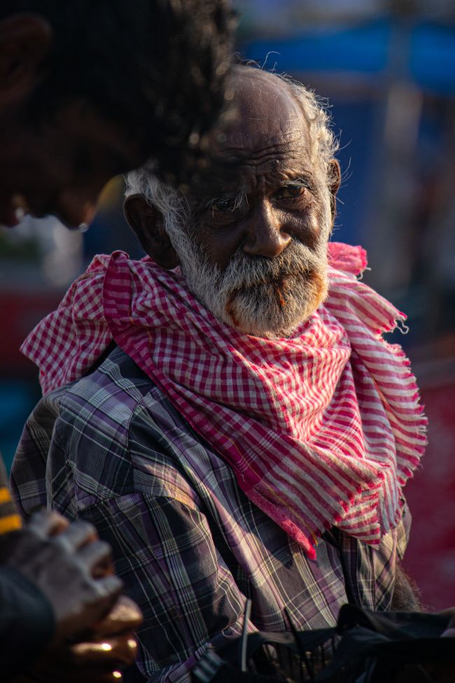 old man a face with a life-story sanal thrissur creativehut