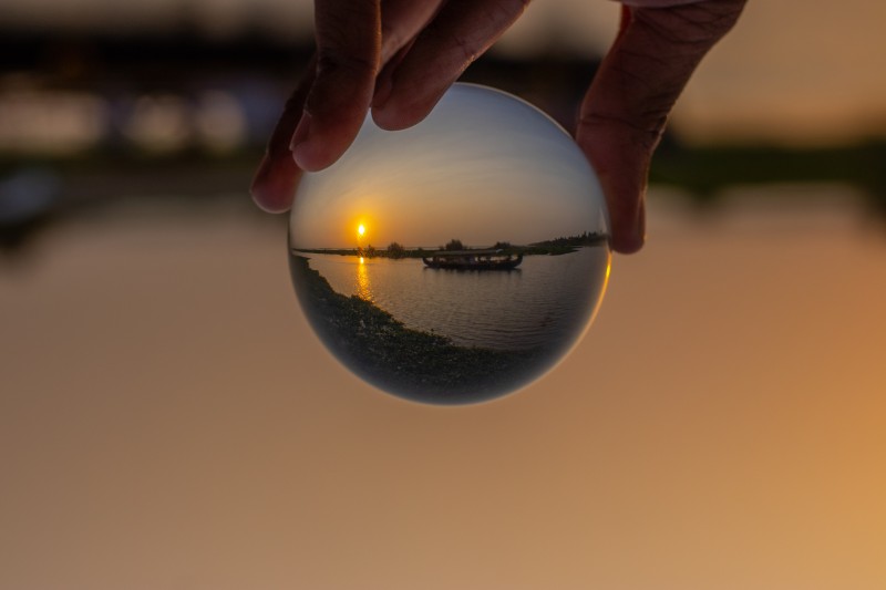 the gloaming view of a sunset-on-the-backwaters-from-kollam sanal thrissur creativehut