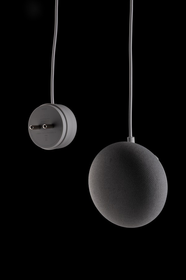 google speaker in black background