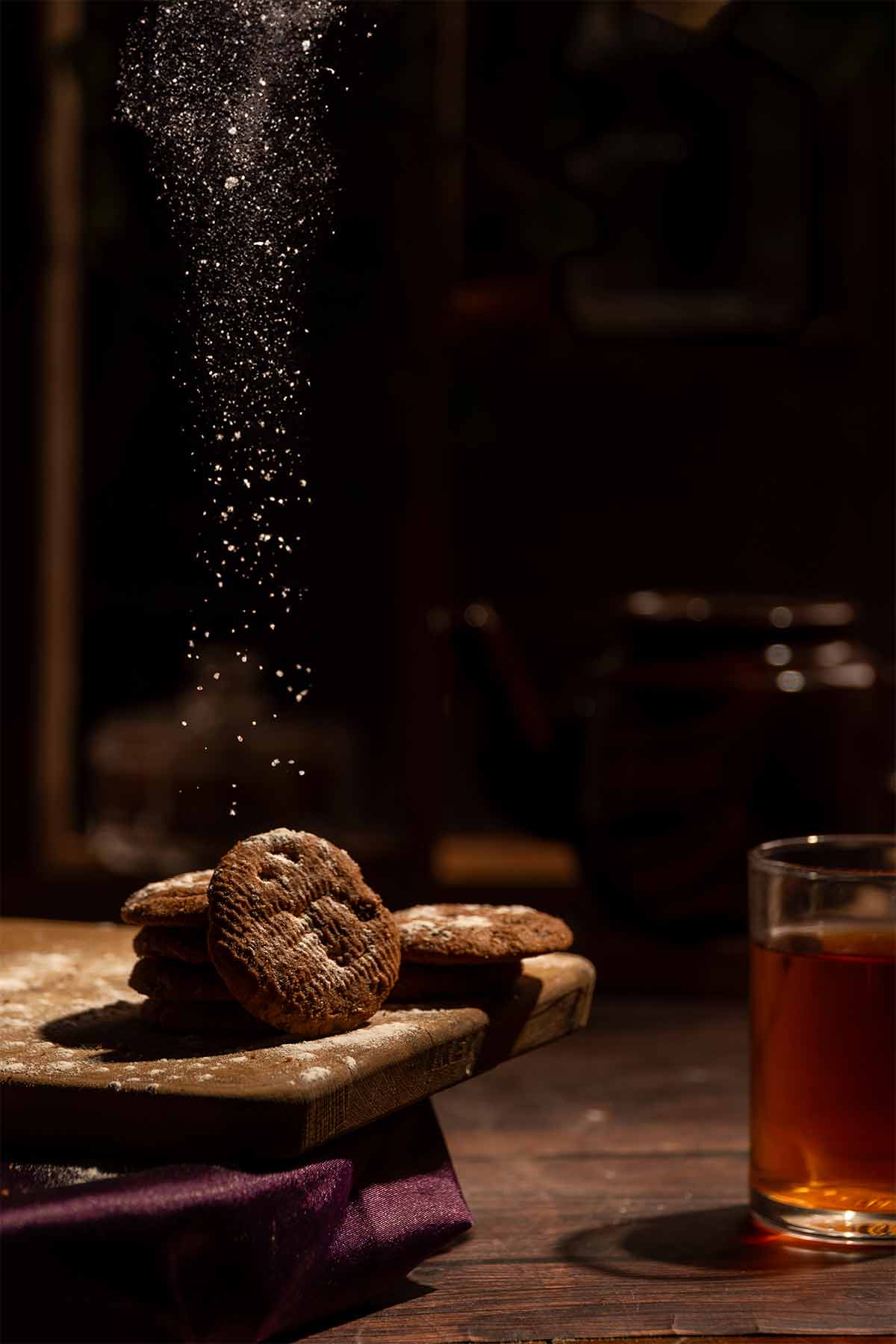 biscuits with Choco nuts is a best combination with tea