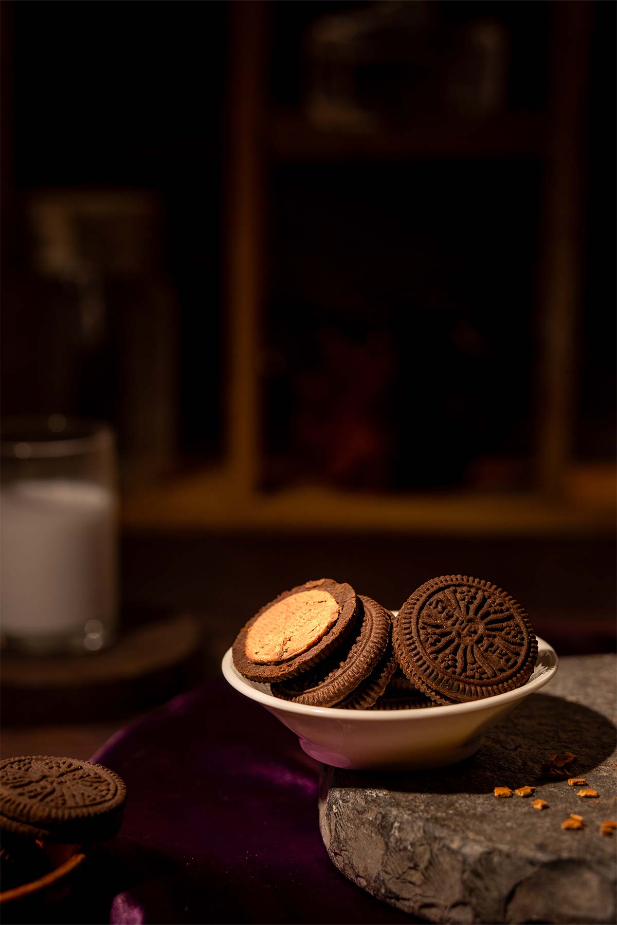 yummy and creamy Oreo biscuits