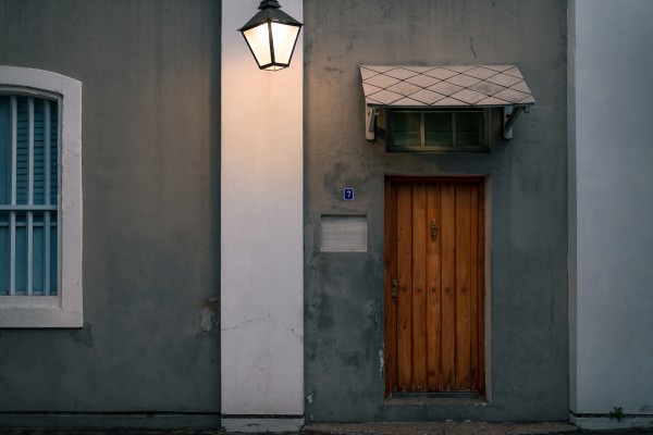 front of a house