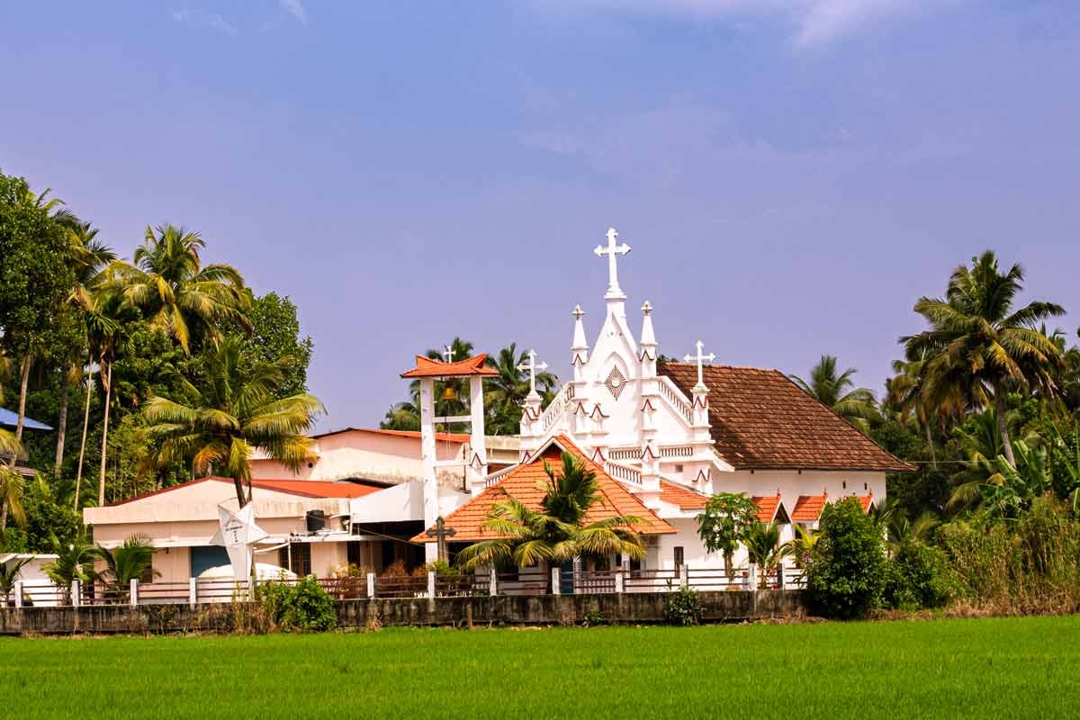 Church in Farmland