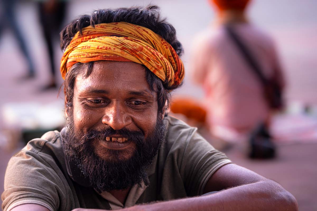 portrait of a man with smile