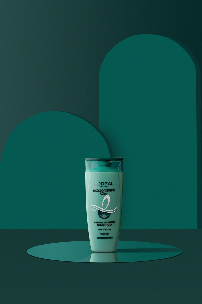 A loreal shampoo with clay extracts.