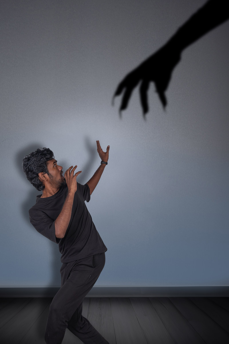 Photographers can produce truly horrifying photographs by catching fear-infused shadows