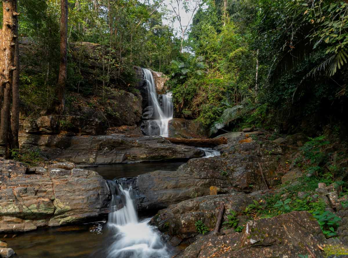 A photo of waterfall.