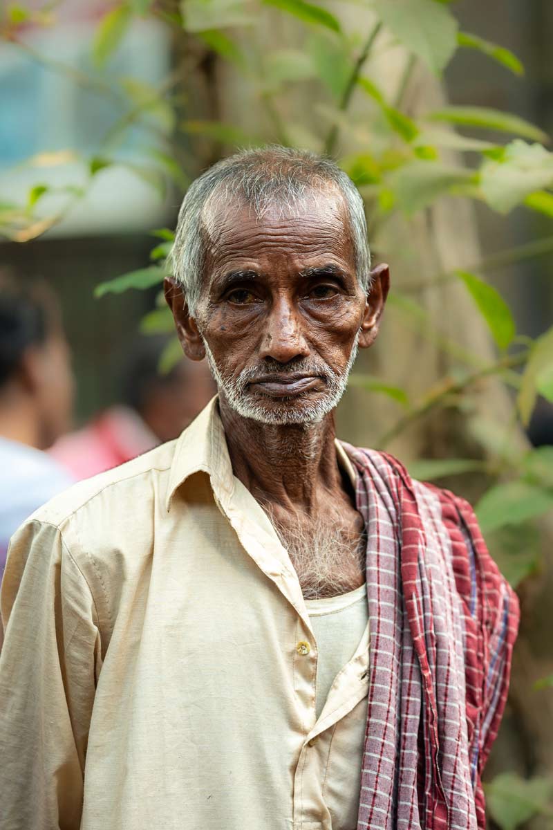 Oldman with his old eyes