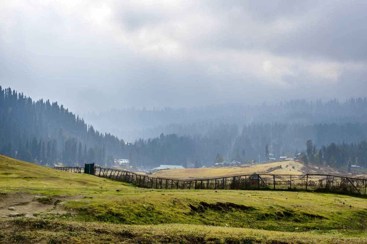 broken fence in Kashmir