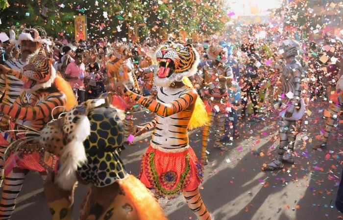 puli performing among with the crew