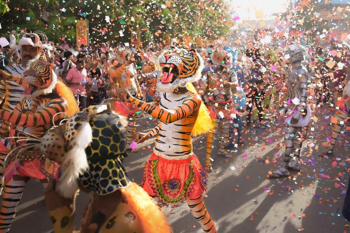 puli performing among with the crew