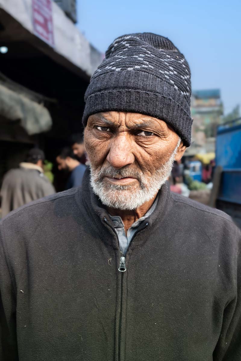 elderly man emits timeless knowledge