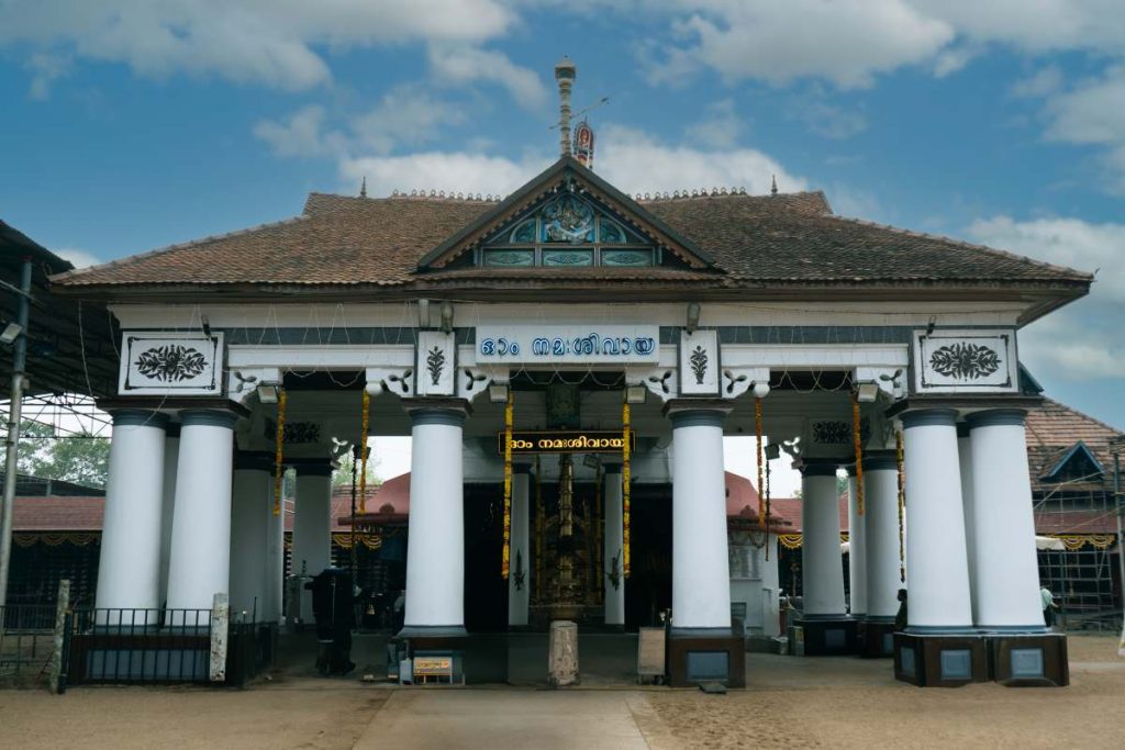 Grand temple gateway entrance.