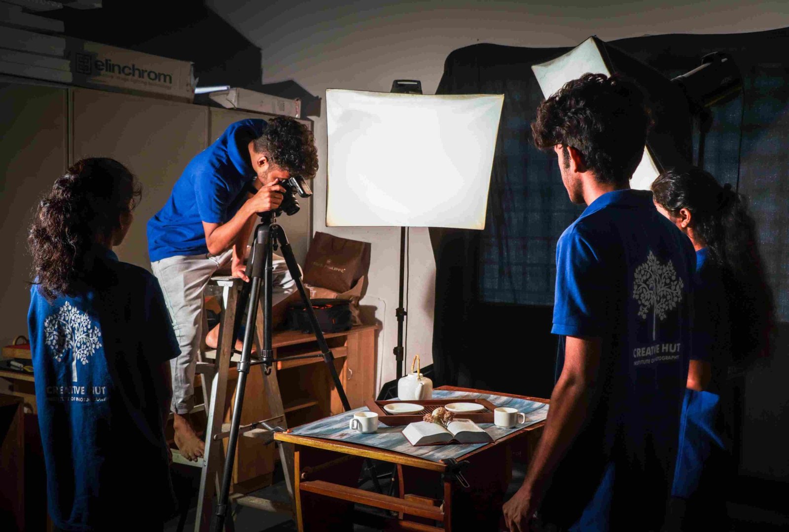 Studio photography training