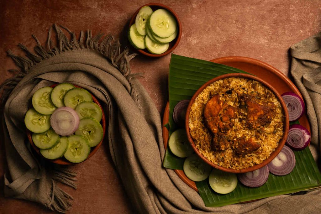 Chicken Biryani feast