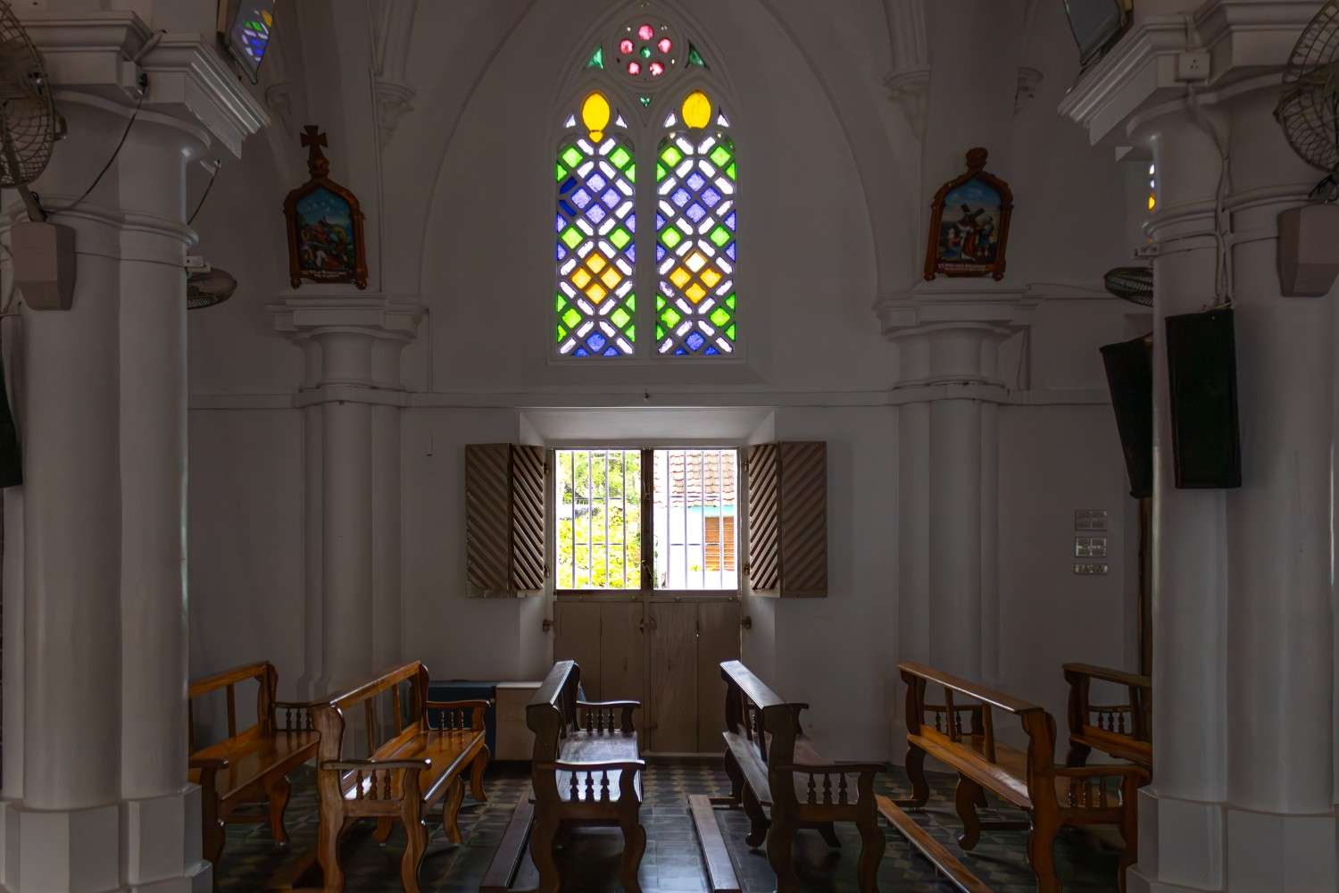 The church has seats of peace