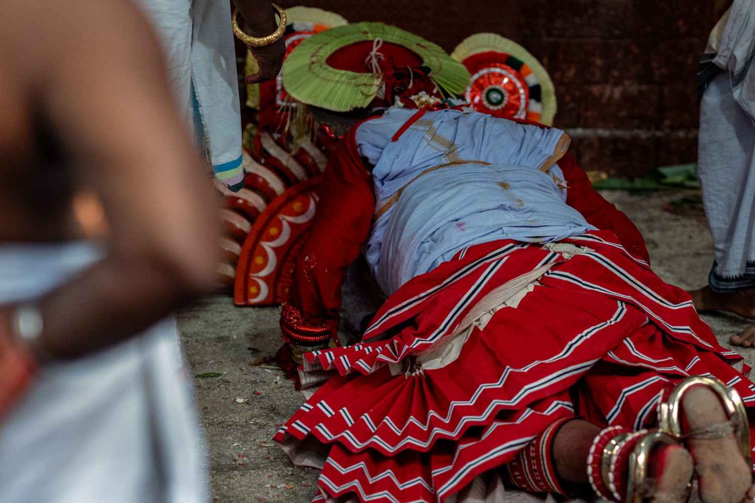 earthbound devotion of theyyam performer
