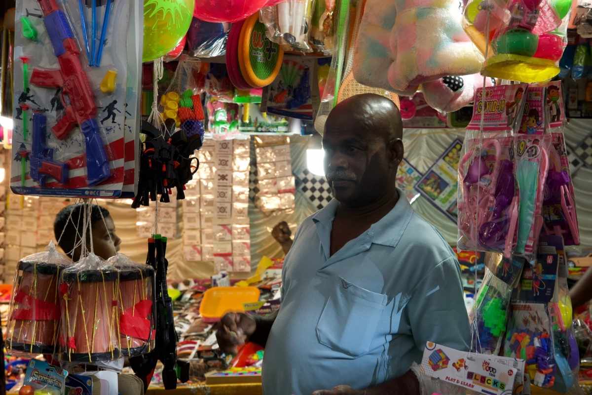 open market full of toys in market.