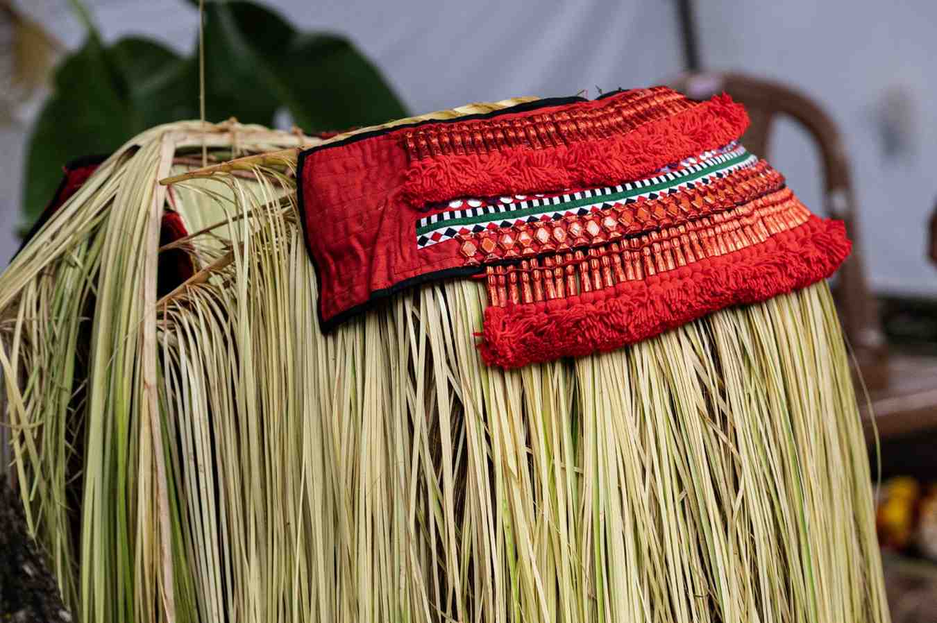 ornate decorations for theyyam performance
