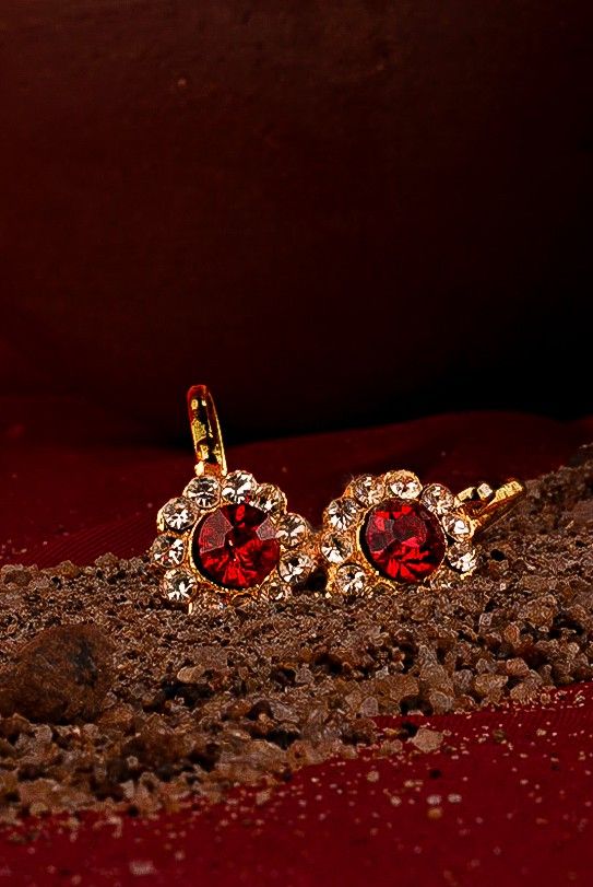 Ruby Radiance earrings