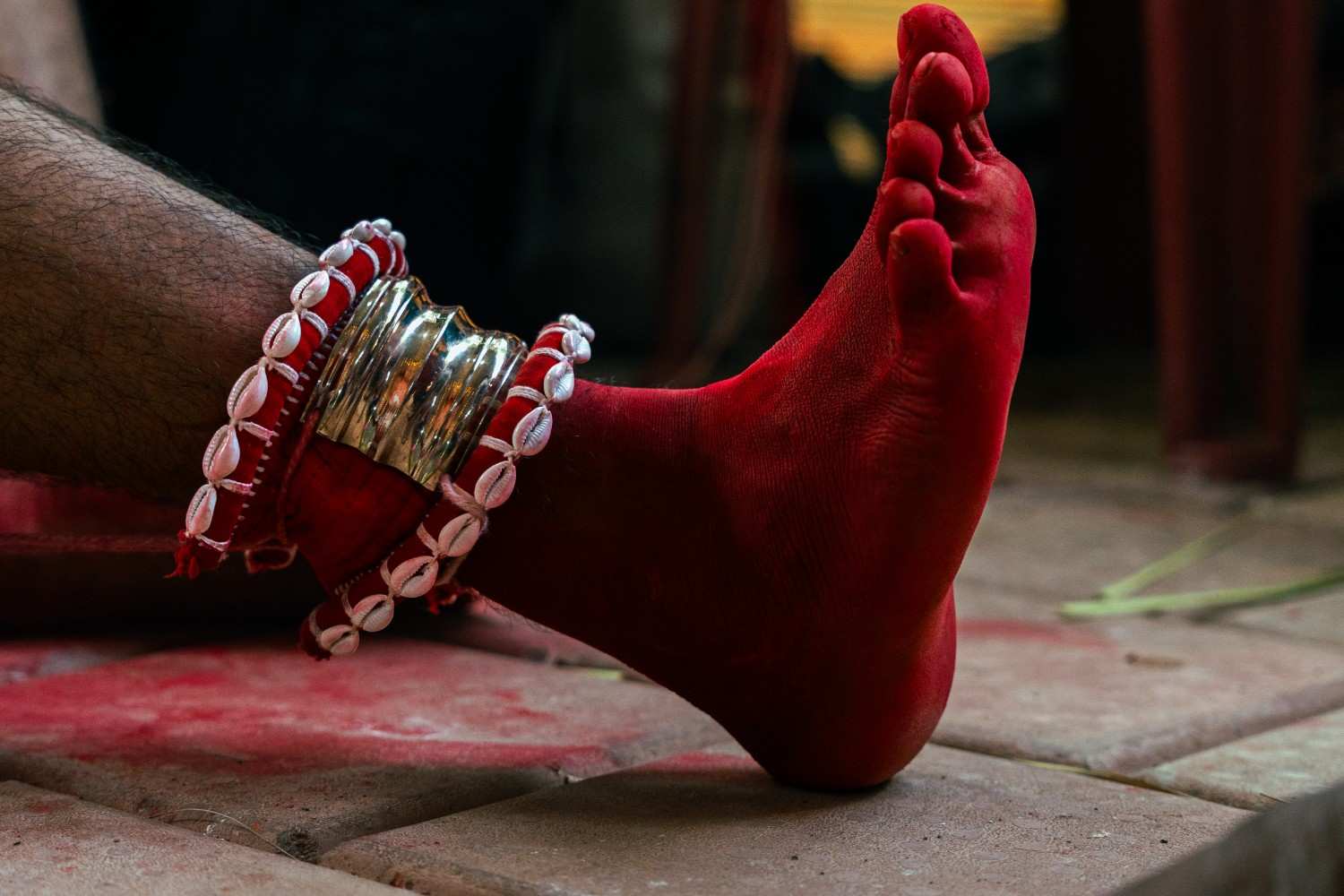 sacred steps of theyyam performer