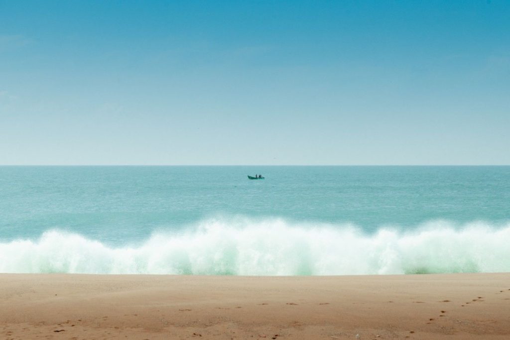 Salt and sweat of the fishermen and sea. .