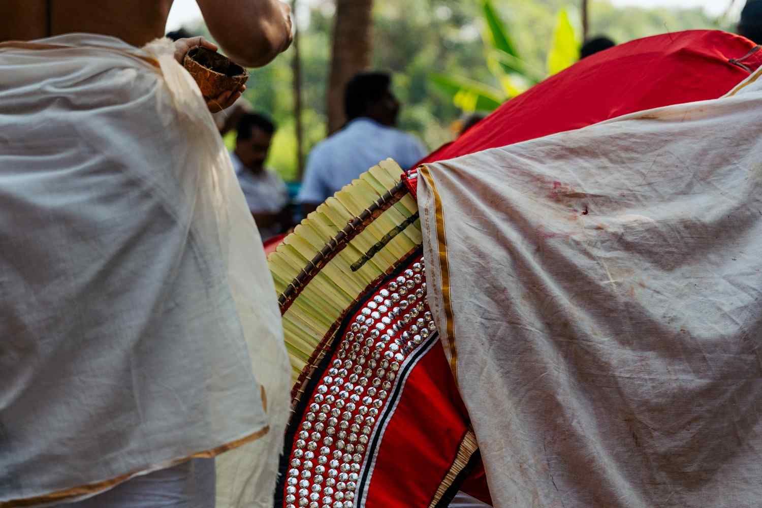 Traditional setup for theyyam ritual