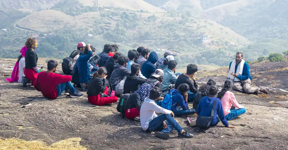 Creative Hut Gurukul way of learning – students with mentors