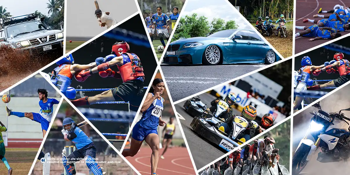 Specialisation in Sports and Automotive Photography and Cinematography under PDAP